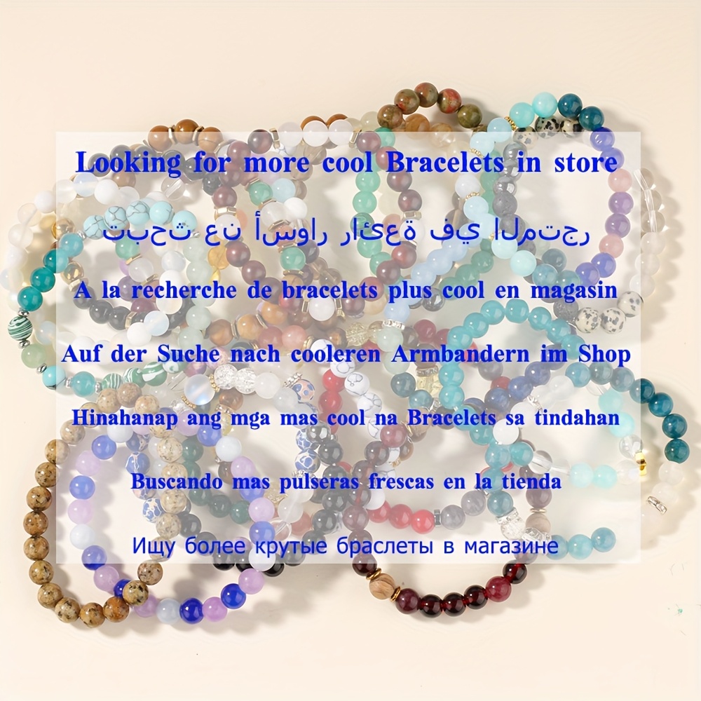 Boho Style Colorful Beaded Bracelet Y2K Inspired